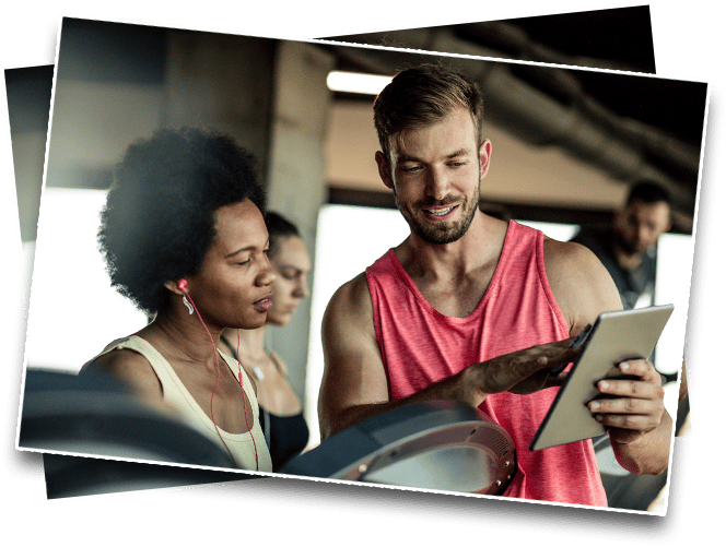 Hero Fitness Trainer Polaroid